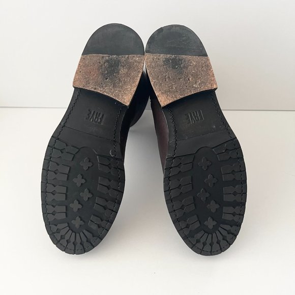 Frye Women’s Natalie Engineer Short Booties in Dark Brown Sz 6.5 - Picture 11 of 16